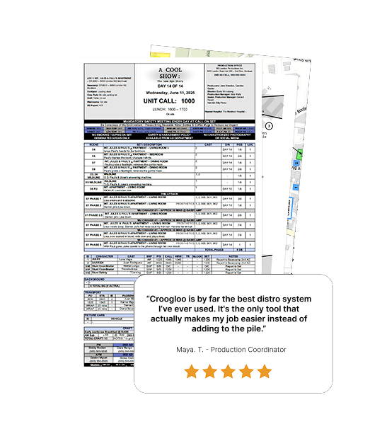 Croogloo Distribution Kit - Send Cast & Crew Distribution with Croogloo
